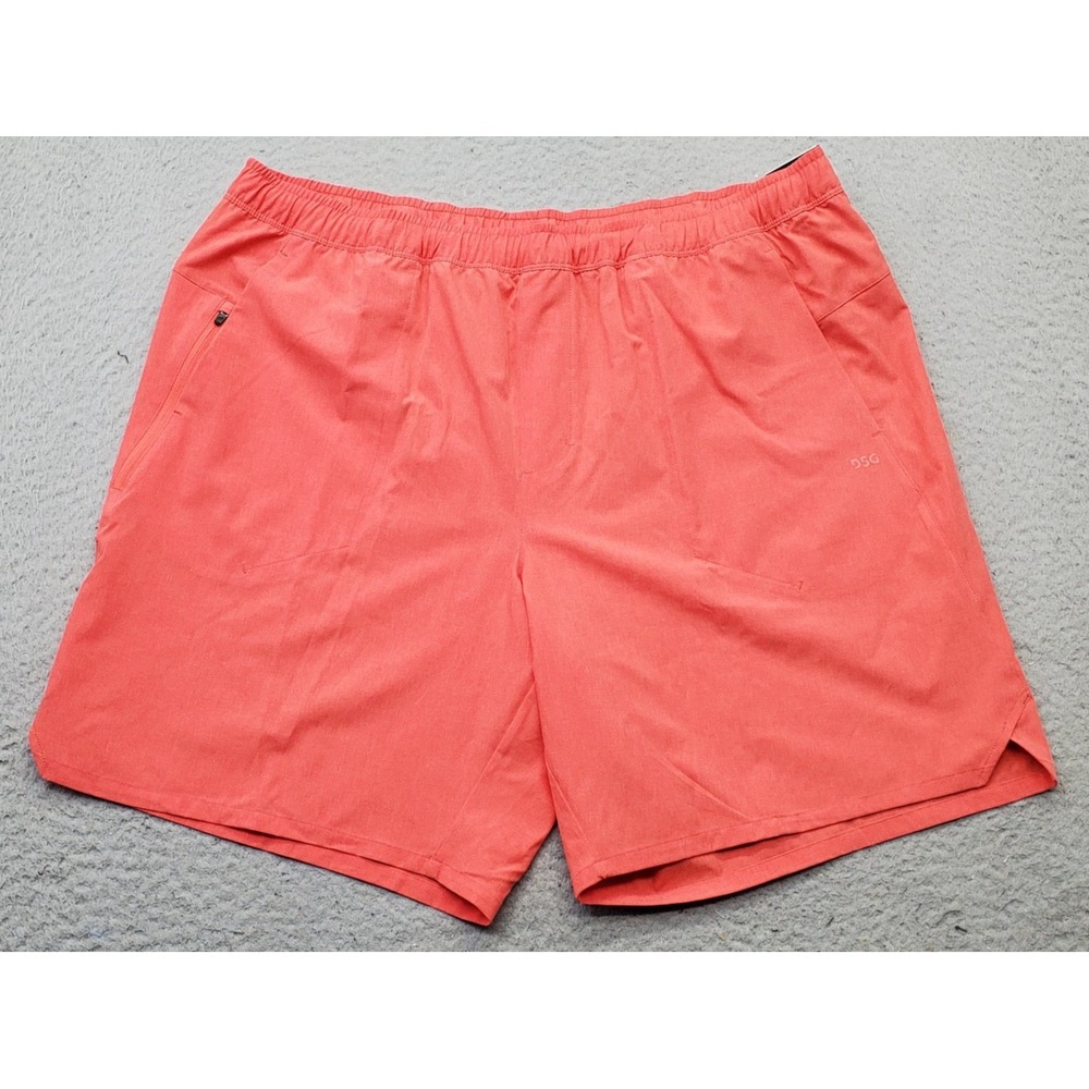 DSC Agility Shorts Mens XL‎ Red Athletic Fit Stretch Outdoor Elastic Waist Beach